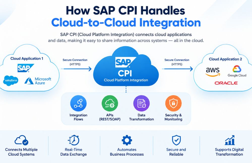 How SAP CPI Handles Cloud-to-Cloud Integration